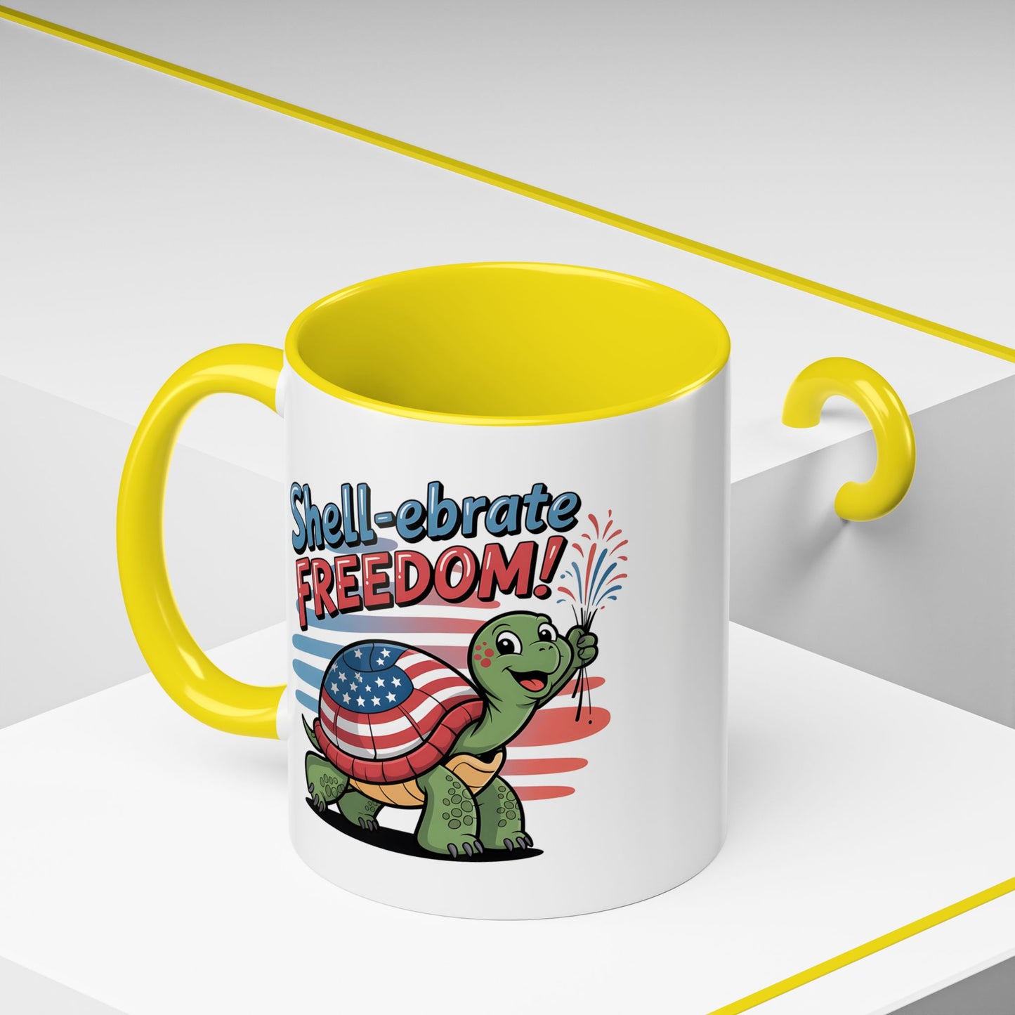 4th of July Mug - Shell-ebrate Freedom