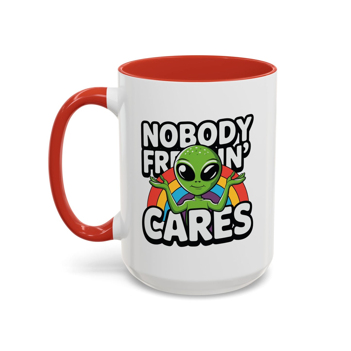 Alien Mug - Nobody Freakin Cares