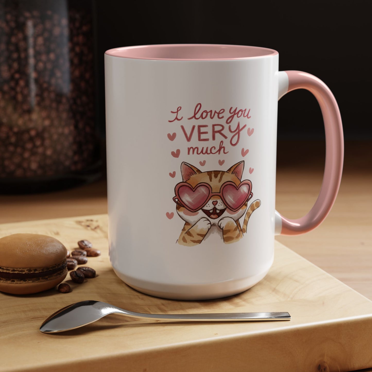 Valentine's Day Mug - I Love You Cat