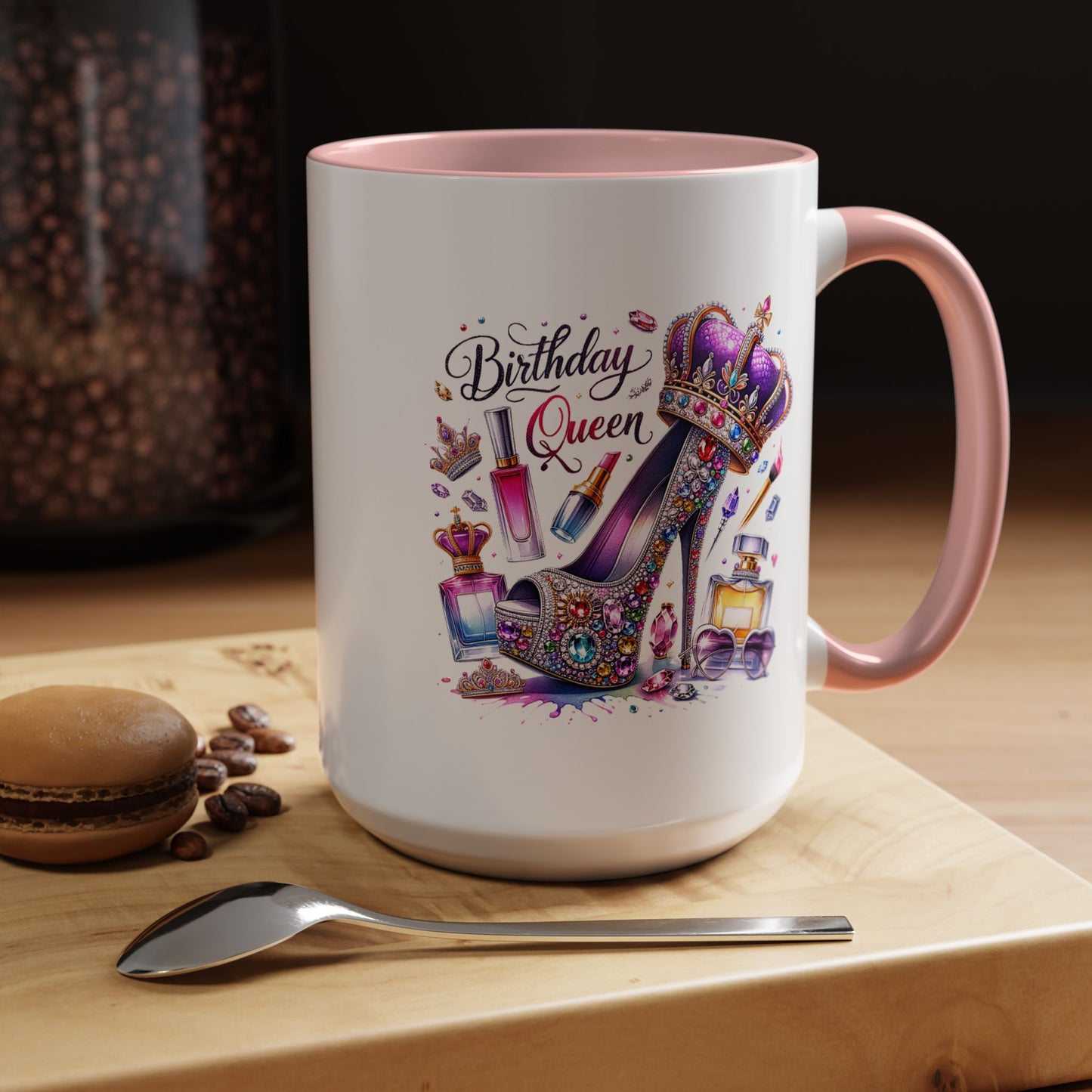 Birthday Mug - Birthday Queen Glitter