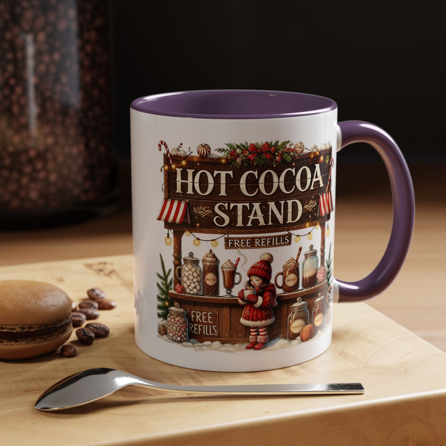 Christmas Mug - Hot Cocoa Stand Free Refills