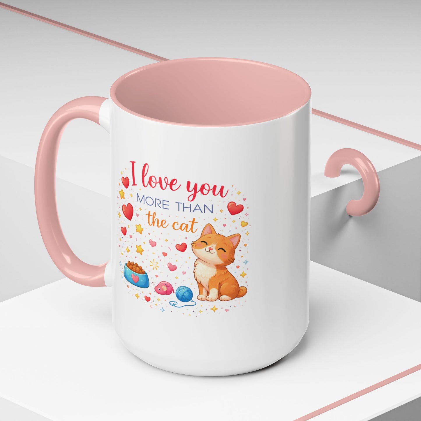 Anniversary Mug - I Love You More Than The Cat