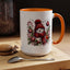 Christmas Mug - Burgundy Snowman