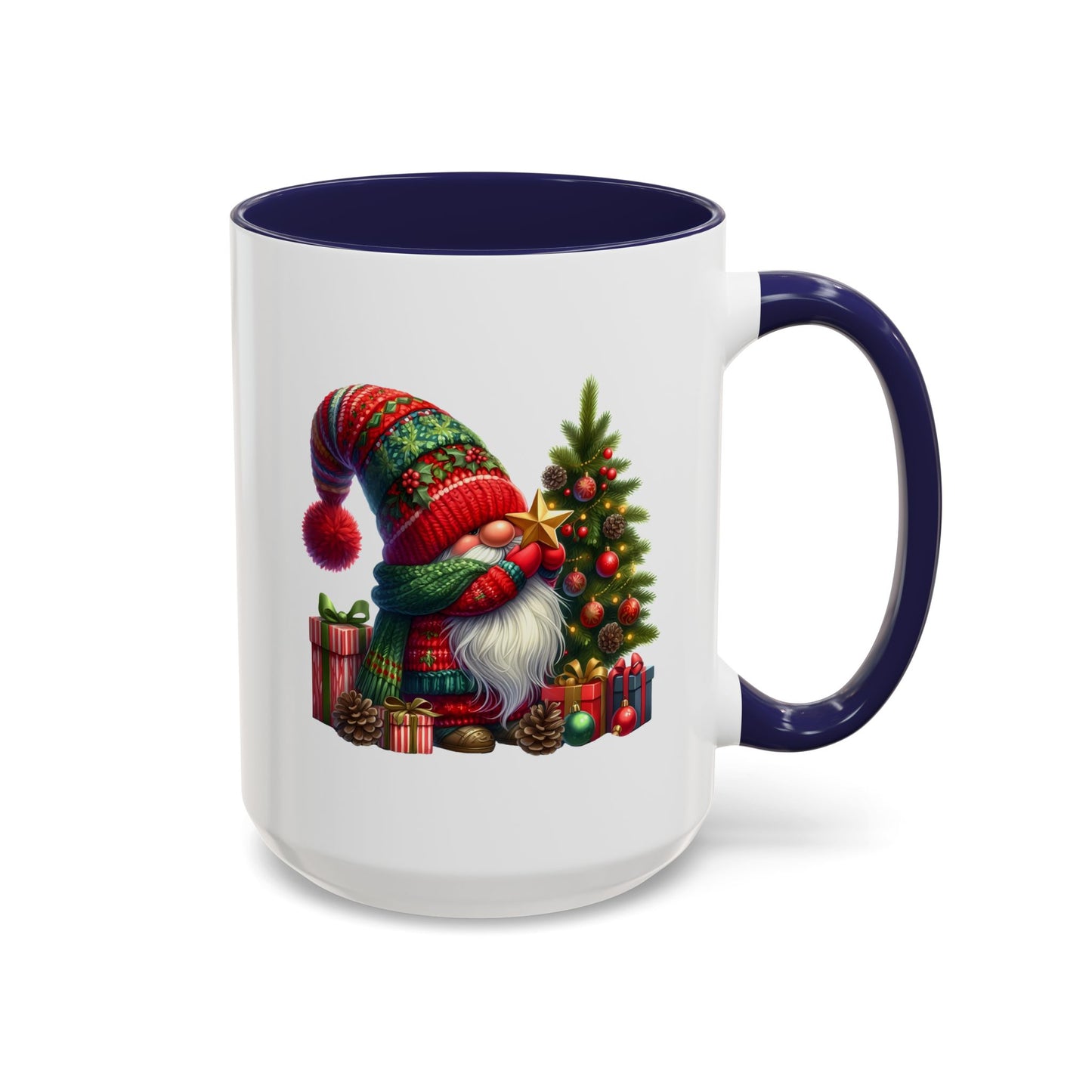 Christmas Mug - Gnome with Christmas Tree Star