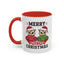 Christmas Mug - Merry Christmas Black Text Owls