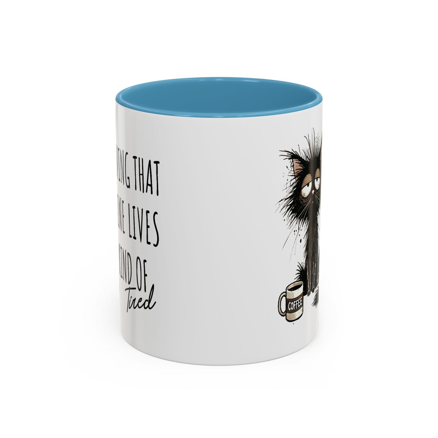 Humor Mug - Living That Nine Lives