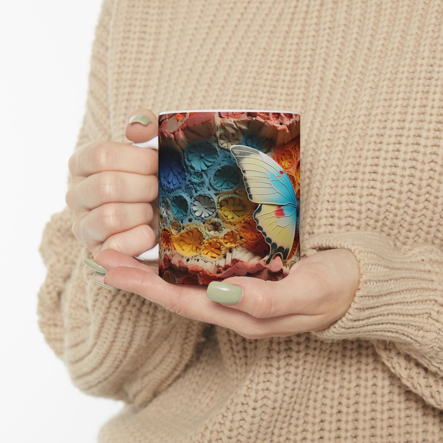 Artistic Mug - Colorful Butterfly 1