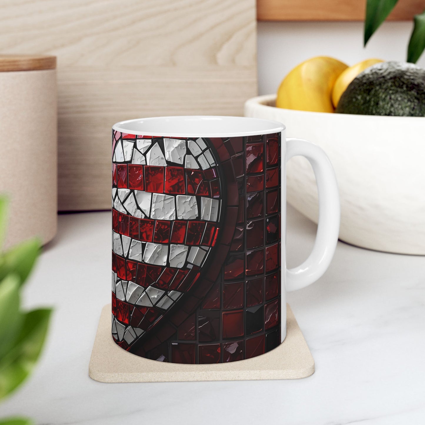 Artistic Mug - American Tile Heart