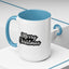 Christmas Mug - Merry Christmas White Black & Grey Text