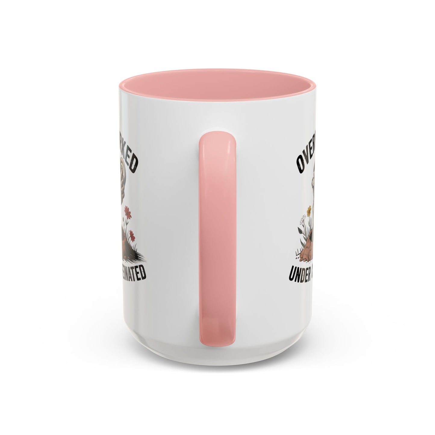 Humor Mug - Overworked and Under Caffeinated