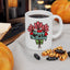 Birthday Mug - Flower Bouquet Hearts