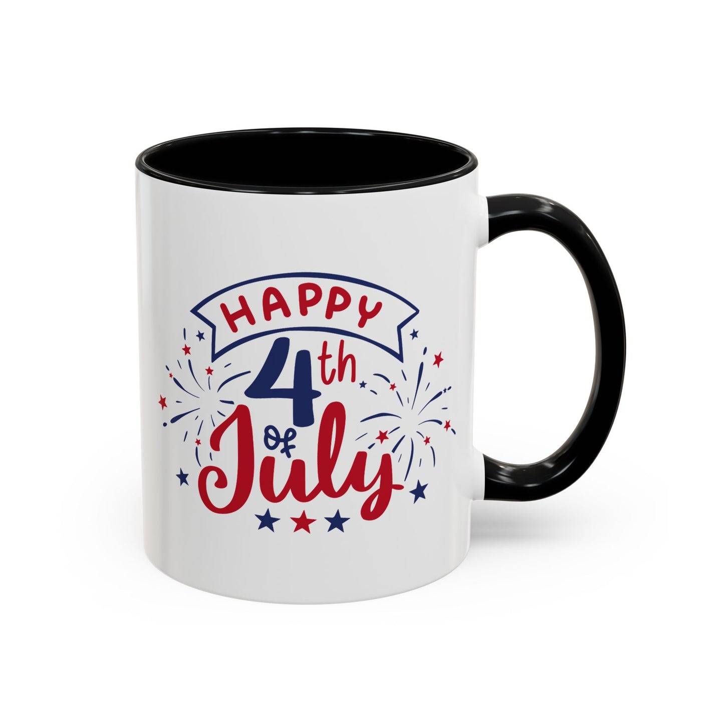 4th of July Mug - Happy 4th of July Fireworks