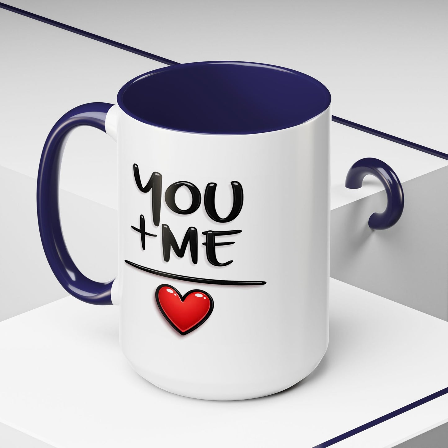 Anniversary Mug - You and Me Red Heart