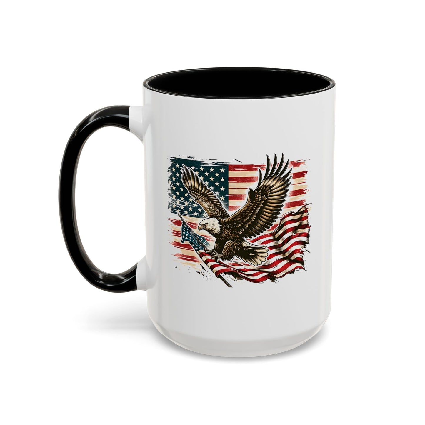 4th of July Mug - American Bald Eagle Flag 9