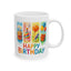 Birthday Mug - Happy Birthday Brushstroke Design