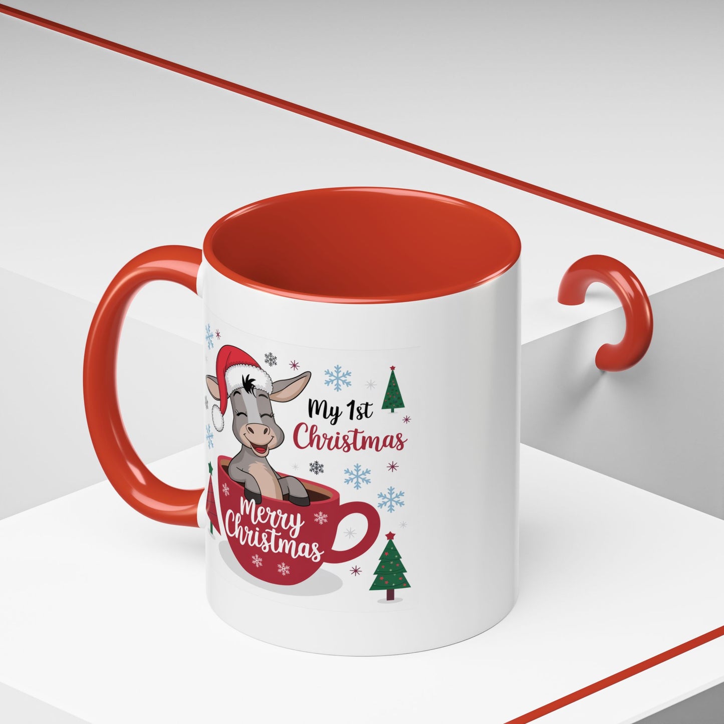 Christmas Mug - My First Christmas Donkey Cup