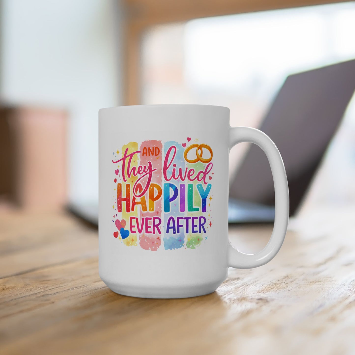 Anniversary Mug - And They Lived Happily