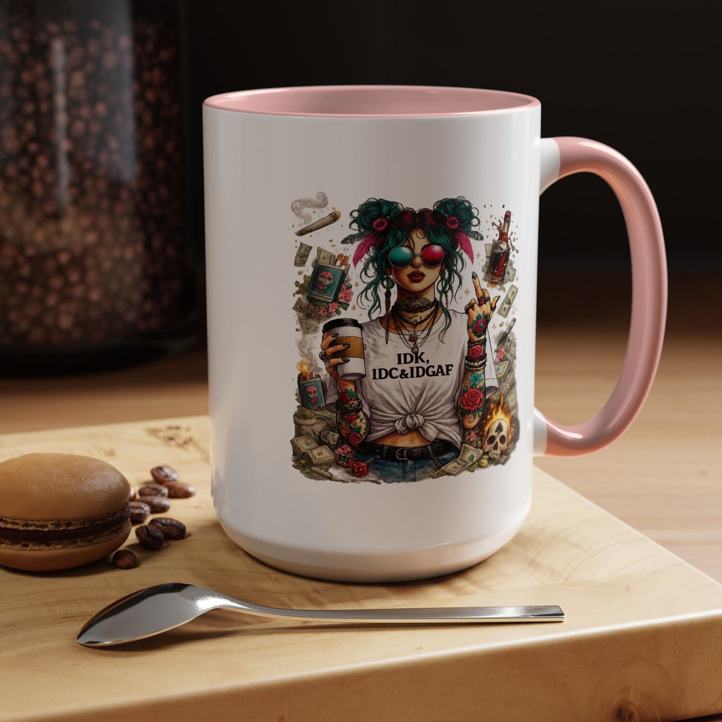 Humor Mug - The IDK IDC & IDGAF