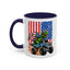 4th of July Mug - T Rex Riding Monster Truck