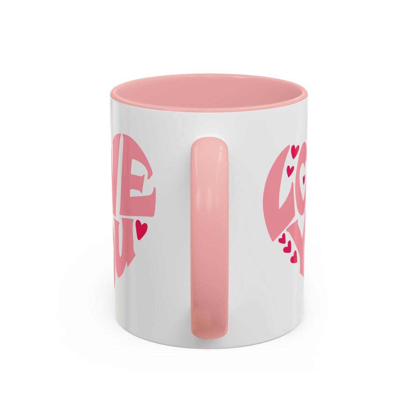 Valentine's Day Mug - Love You Heart Lettering