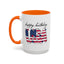 4th of July Mug - Happy Birthday USA