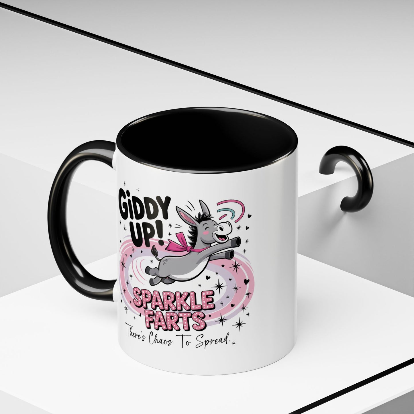 Humor Mug - Giddy Up Sparkle Farts