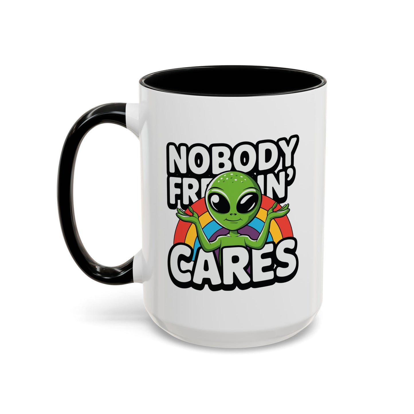Alien Mug - Nobody Freakin Cares