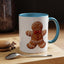 Christmas Mug - Decorative Gingerbread Man