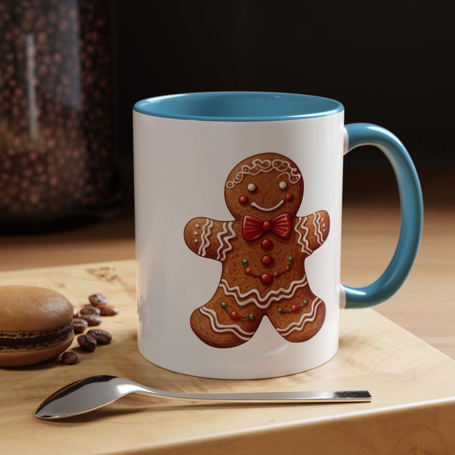 Christmas Mug - Decorative Gingerbread Man