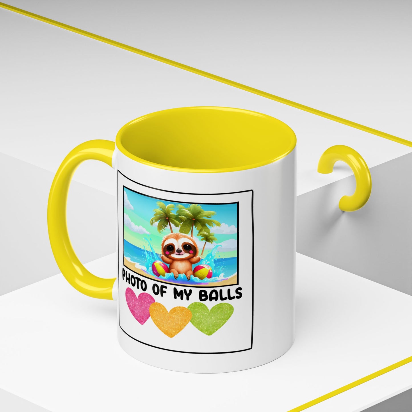 Adult Mug - Photo of My Balls