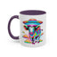 Alien Mug - Multicoloured Cow