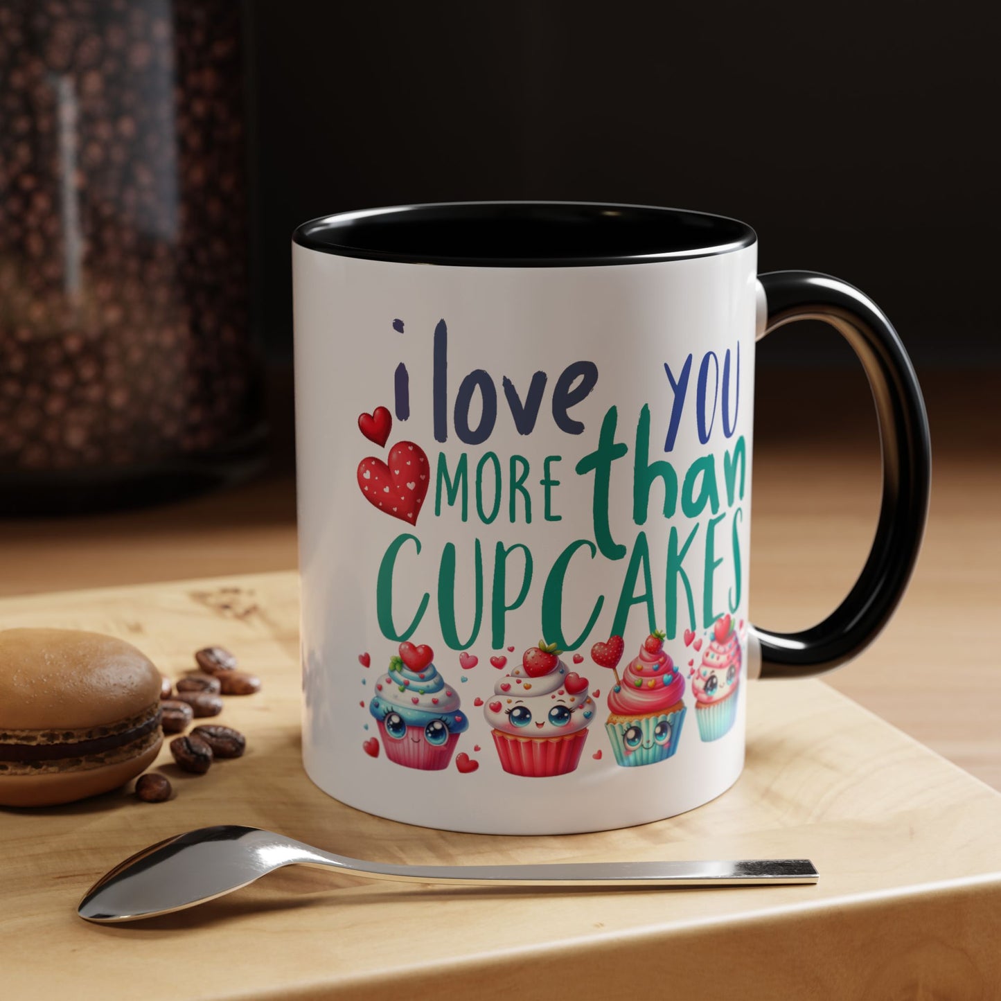 Anniversary Mug - I Love You More Than Cupcakes
