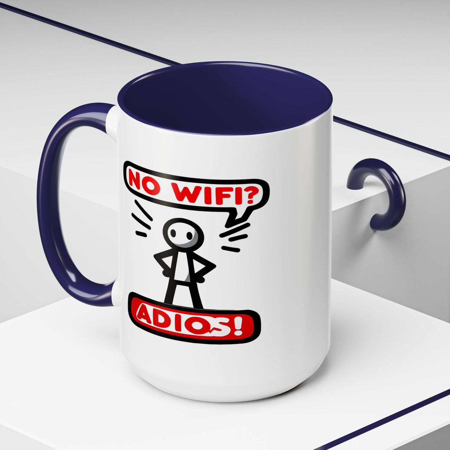 Humor Mug - No Wifi? Adios!