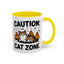 Animal Mug - Caution: Cat Zone
