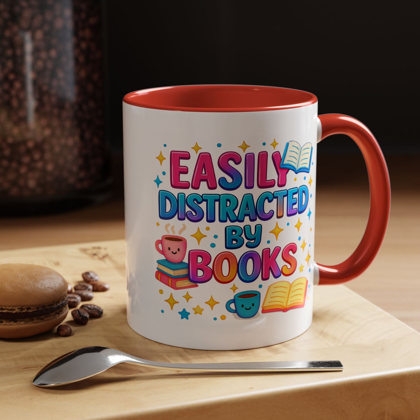 Humor Mug - Easily Distracted By Books