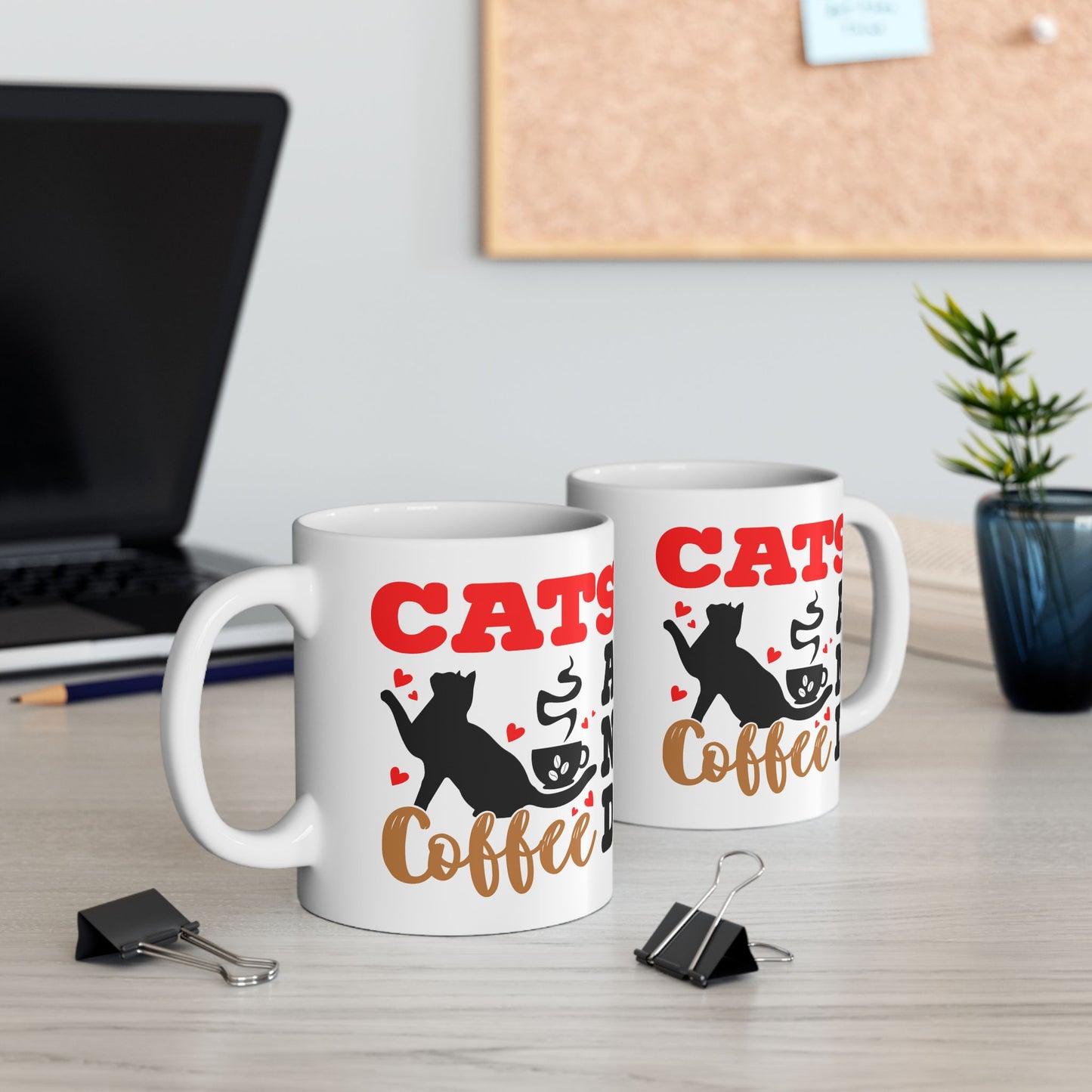 Animal Mug - Cats and Coffee
