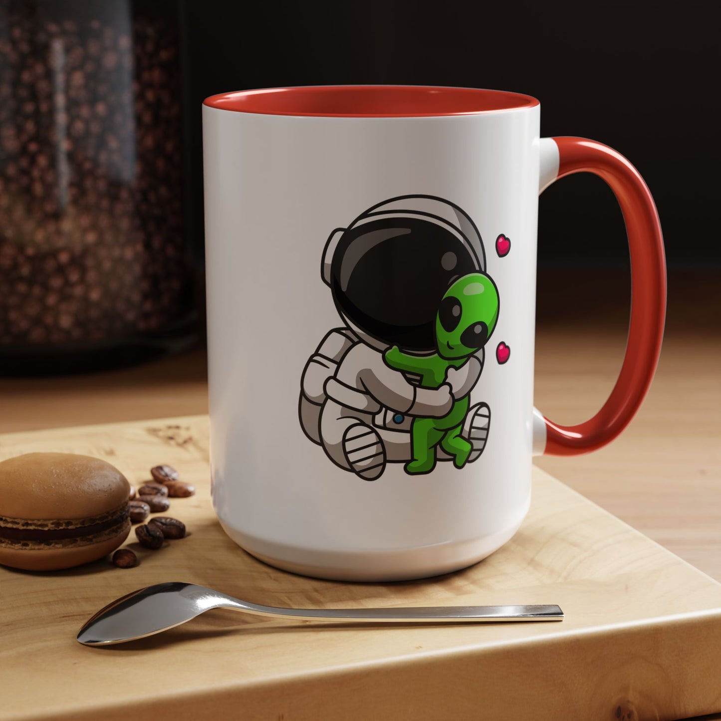 Alien Mug - Astronaut Hug Alien