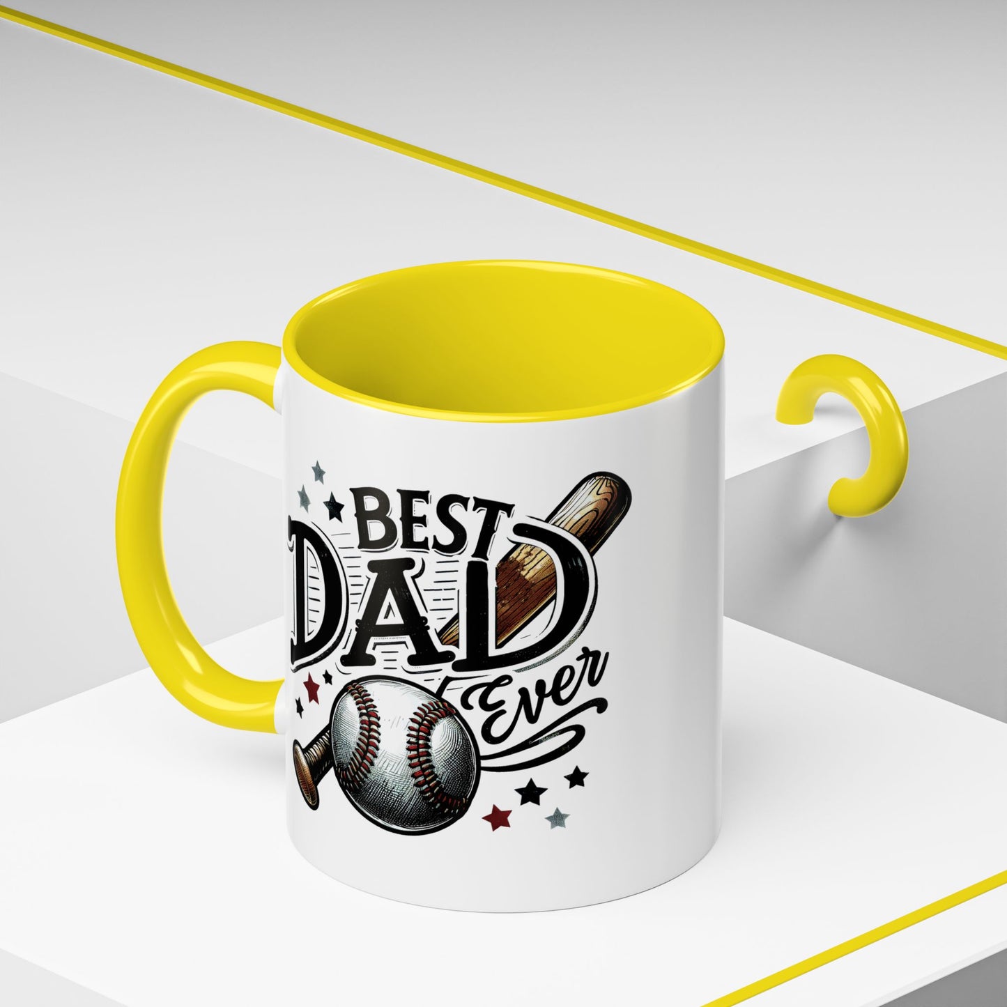 Father's Day Mug - Best Dad Ever Baseball