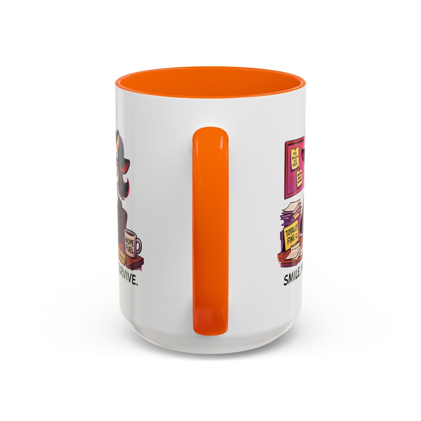 Office Mug - Smile Nod Survive