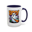 Halloween Mug - Boo! Flying Ghost With Broom