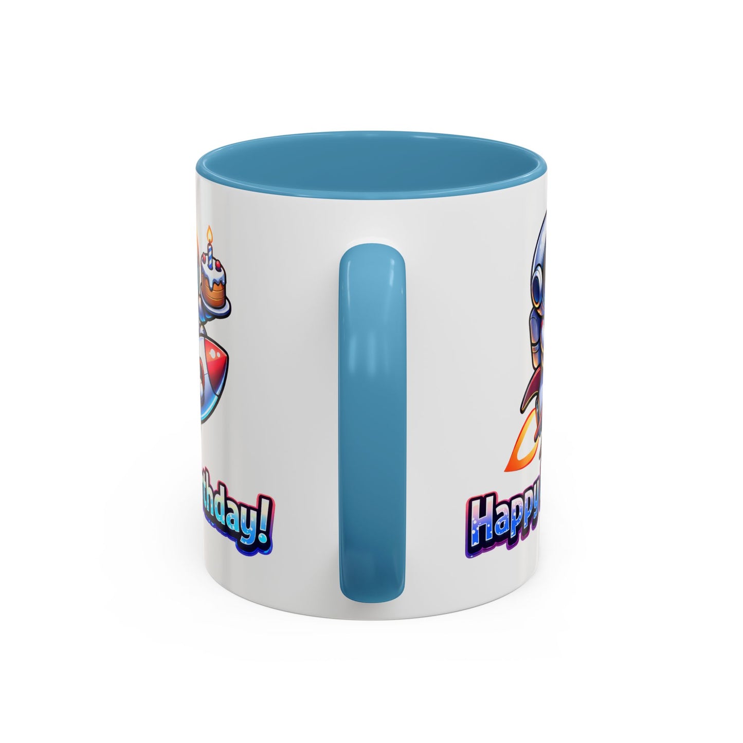 Birthday Mug - Astronaut Rocket
