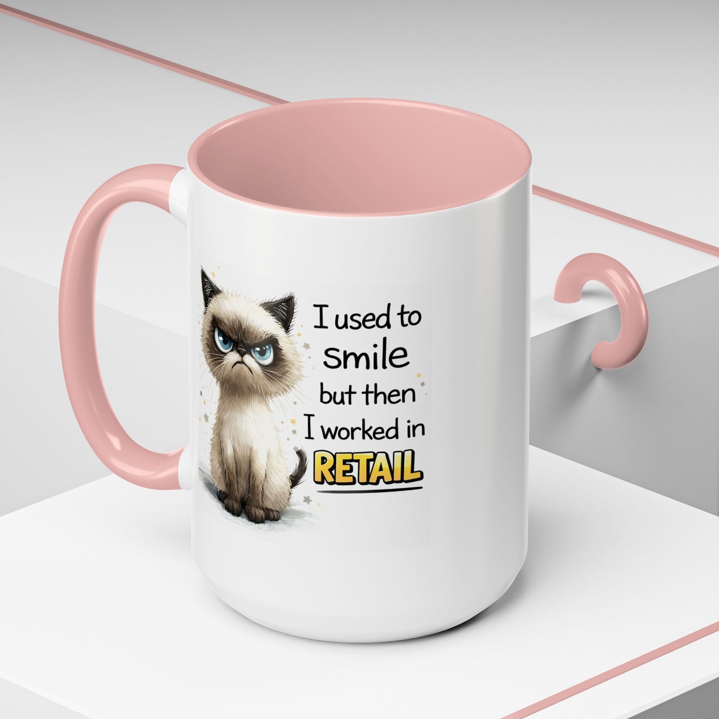 Humor Mug - I Used To Smile