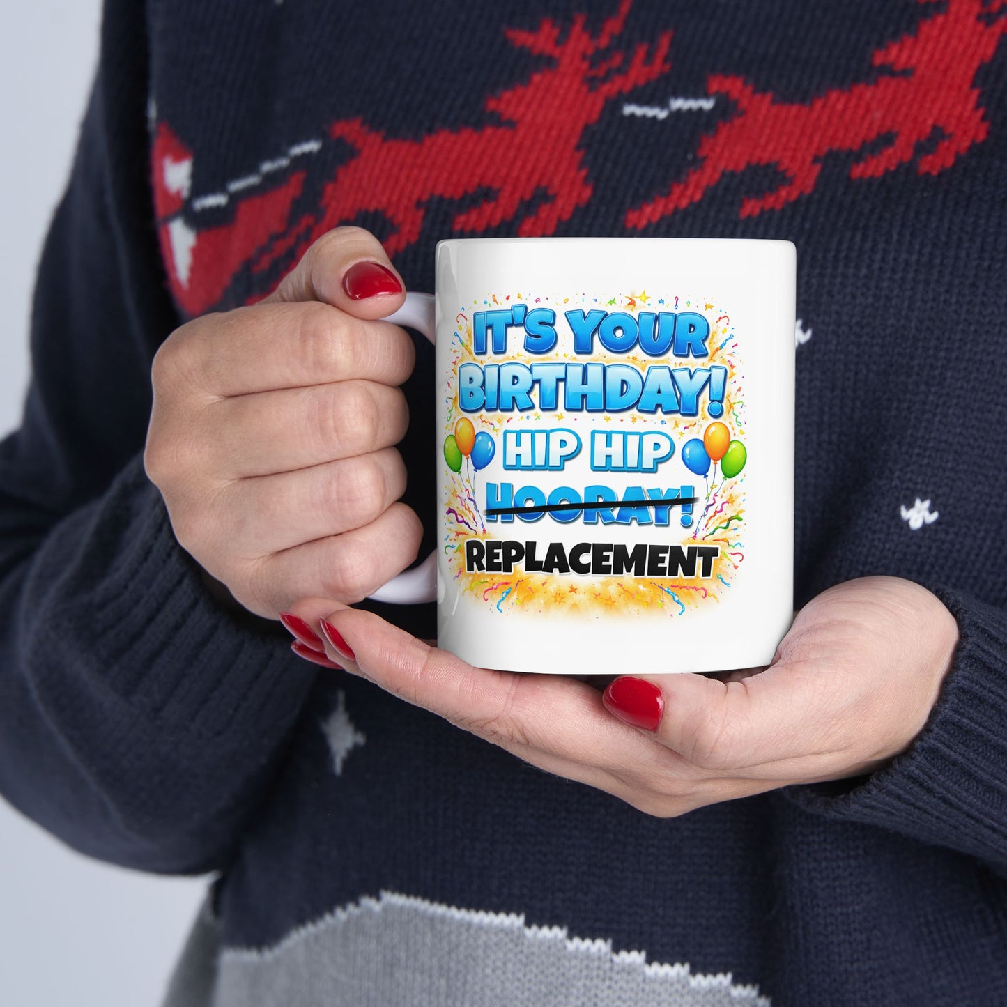 Birthday Mug - Hip Hip Hooray (Male)