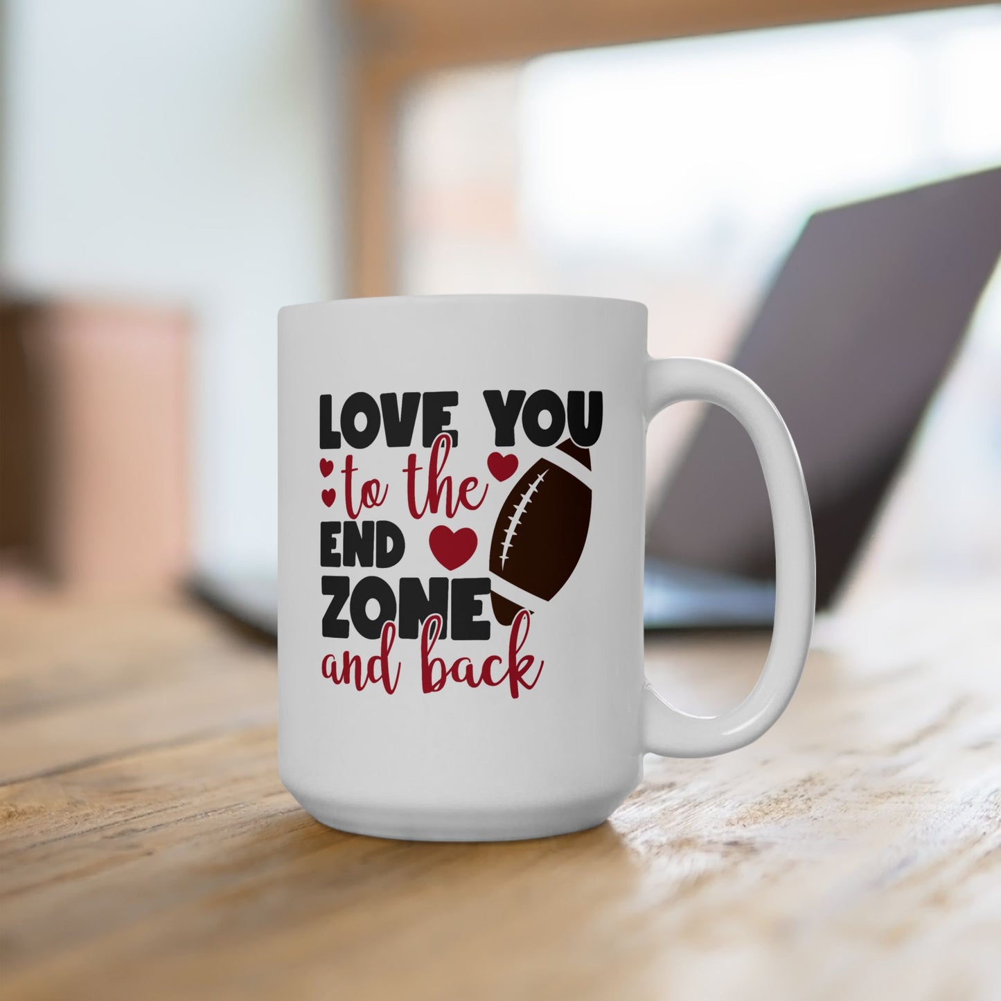 Anniversary Mug - Love You to the End Zone