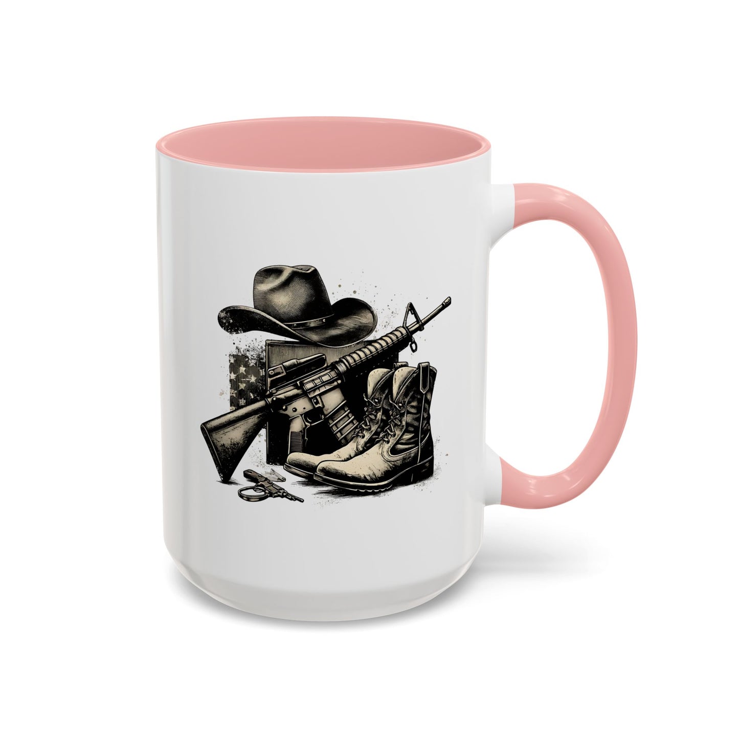 4th of July Mug - Soldier Hat Boots Gun