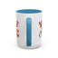 Christmas - Merry Christmas White Text Santa Reindeer Penguin Fox
