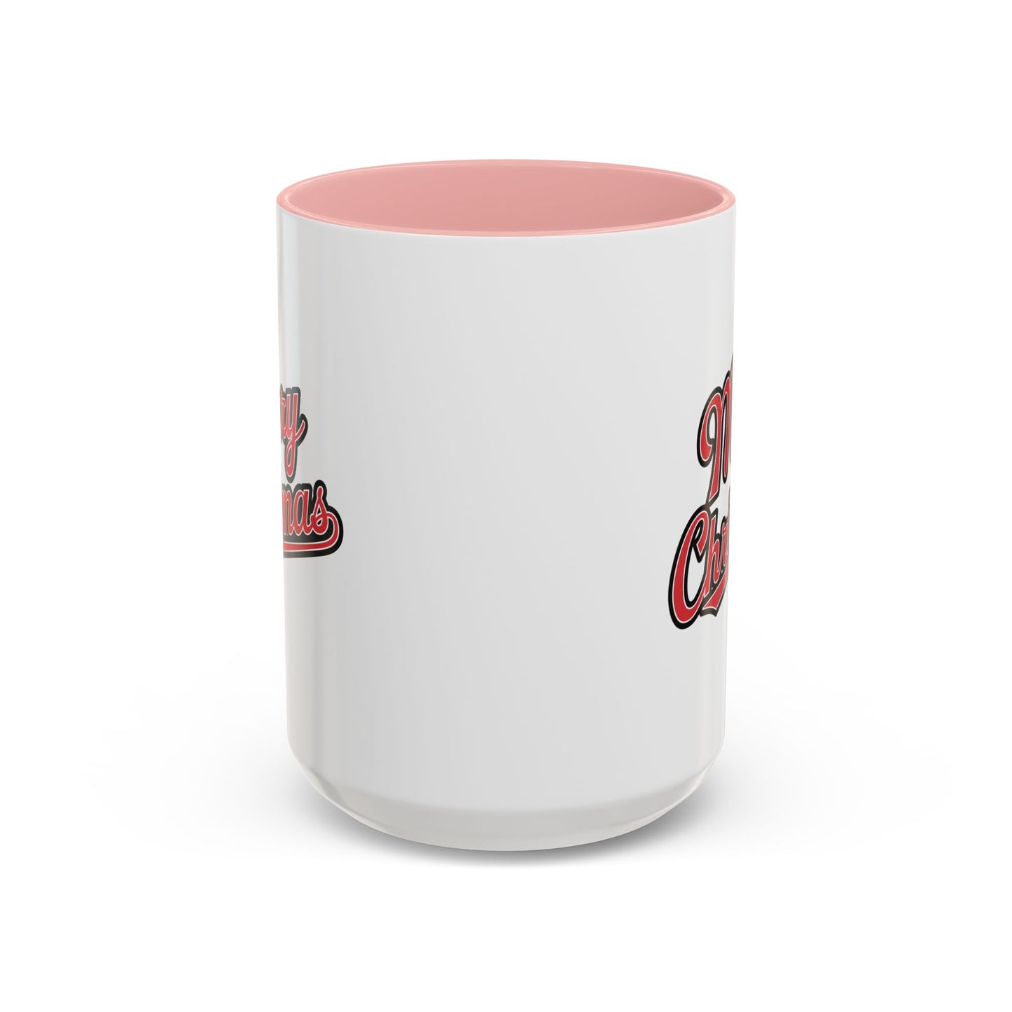 Christmas Mug - Merry Christmas Red & Black Baseball Text