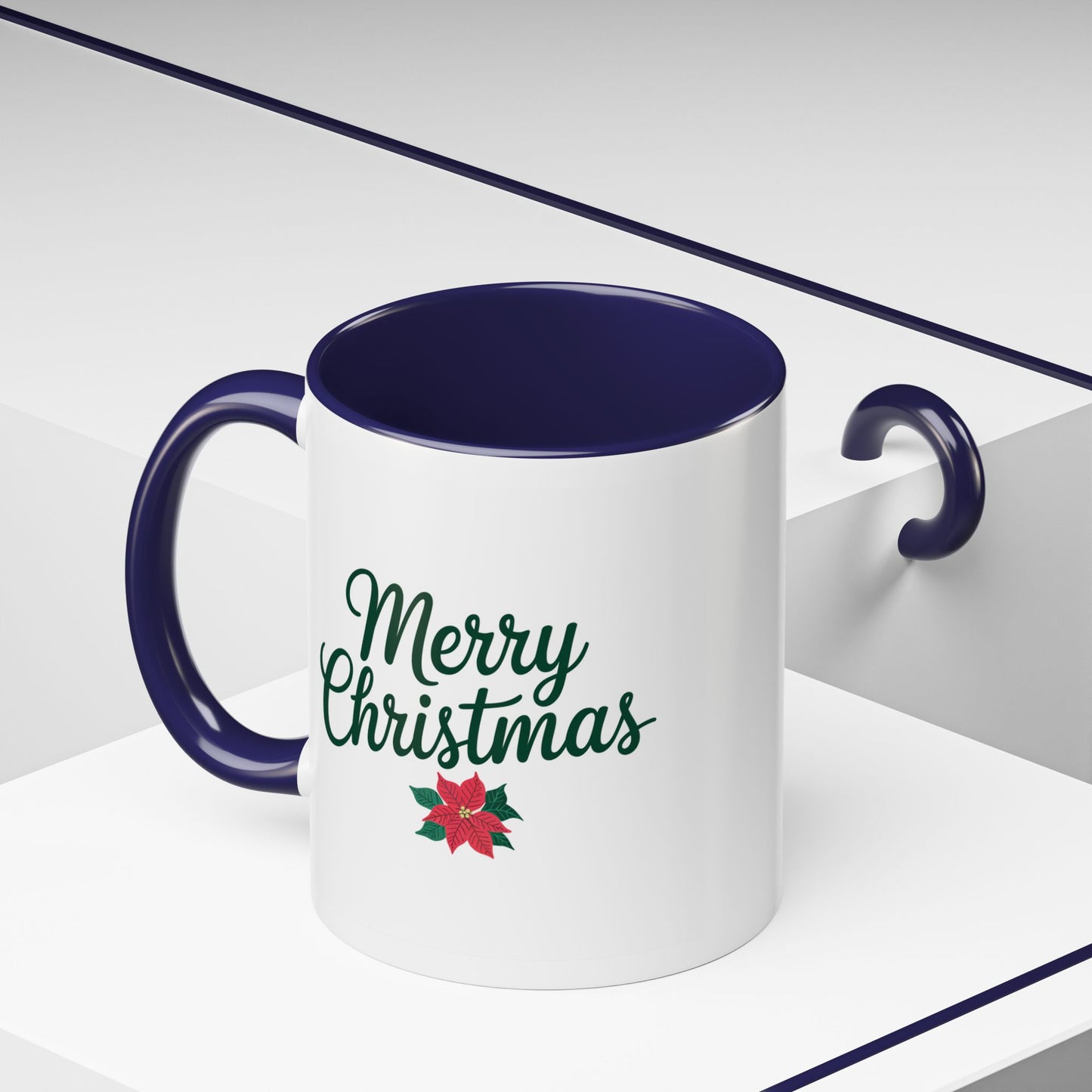 Christmas Mug - Merry Christmas Green Text
