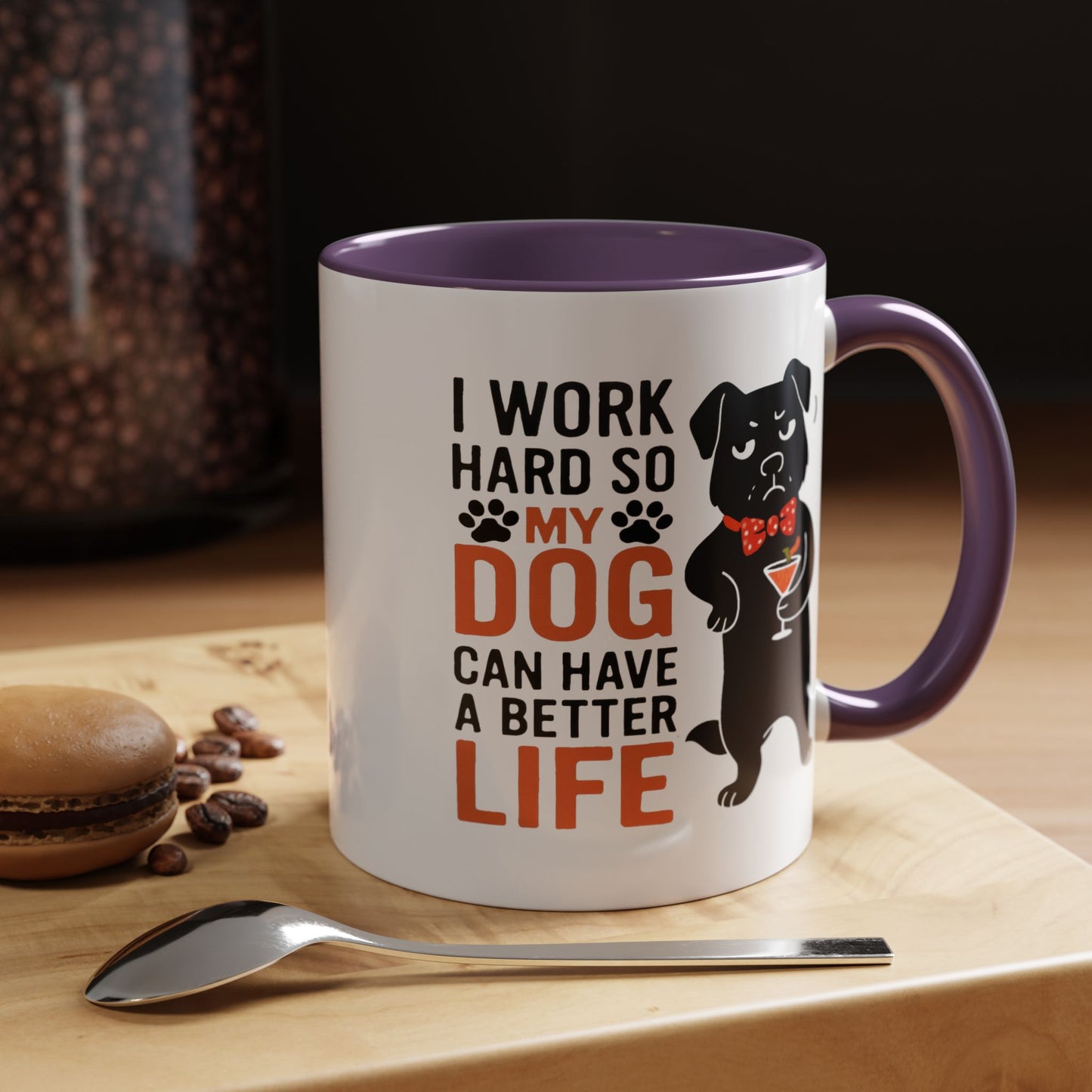 Animal Mug - I Work Hard So My Dog