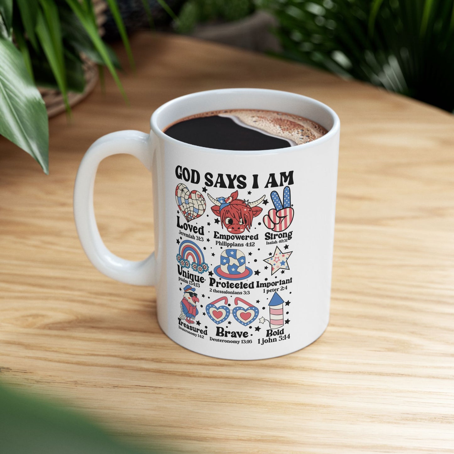 Religious Mug - God Says I Am